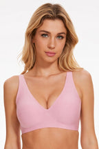 Deep V Push-Up Seamless Wireless Jelly Bra