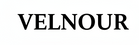 a log of the word VELNOUR in the font "felix titling"