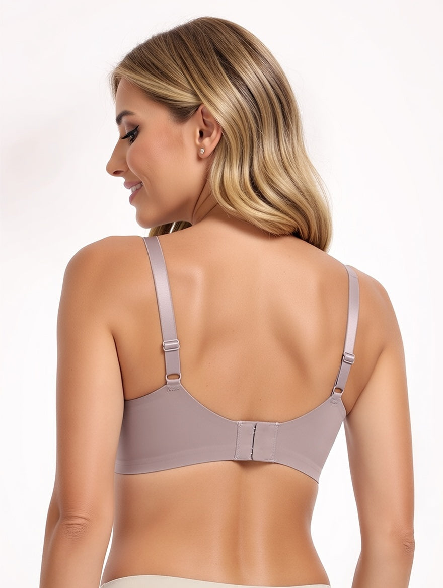 Deep V Push-Up Seamless Wireless Jelly Bra